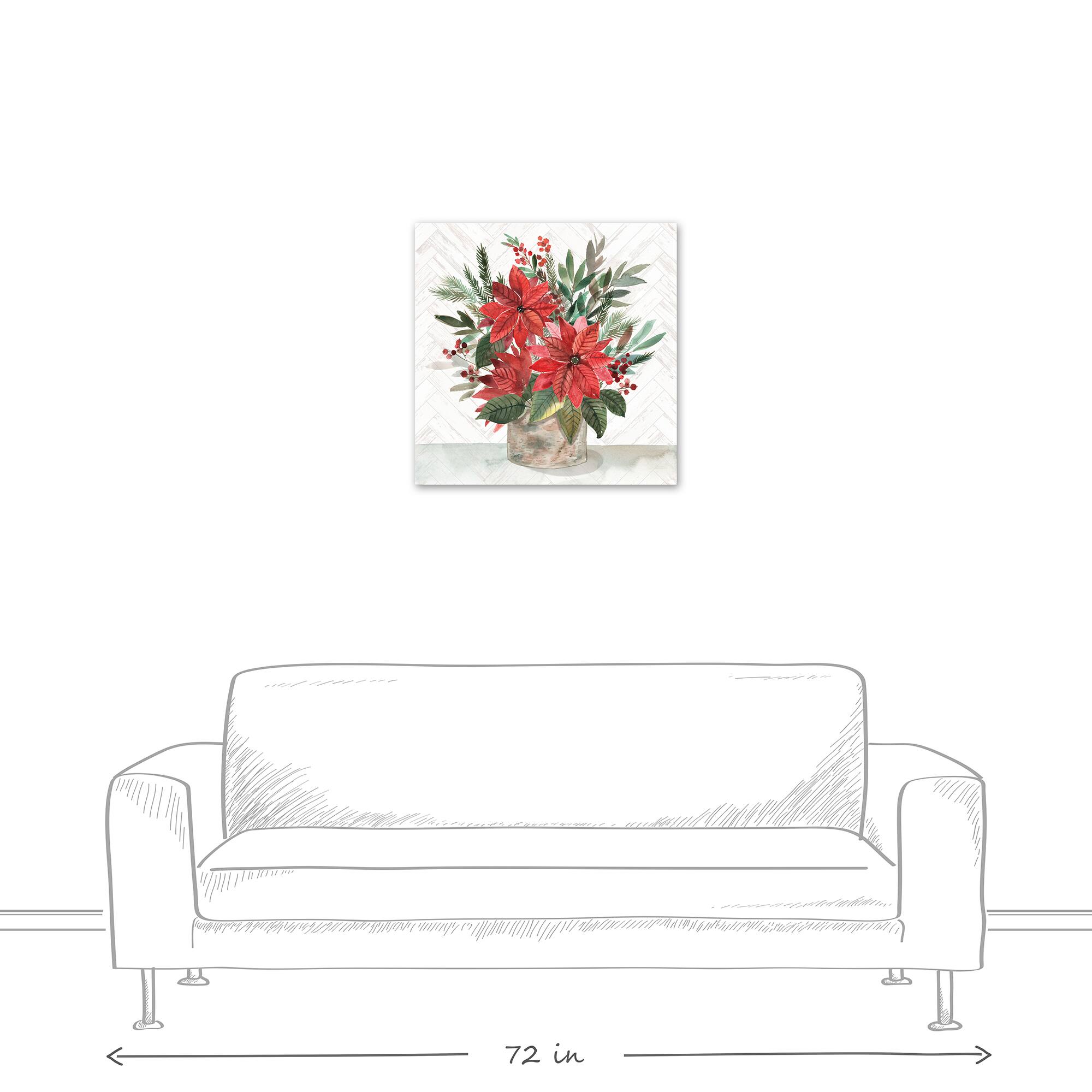 Holiday Bouquet Canvas Wall Art